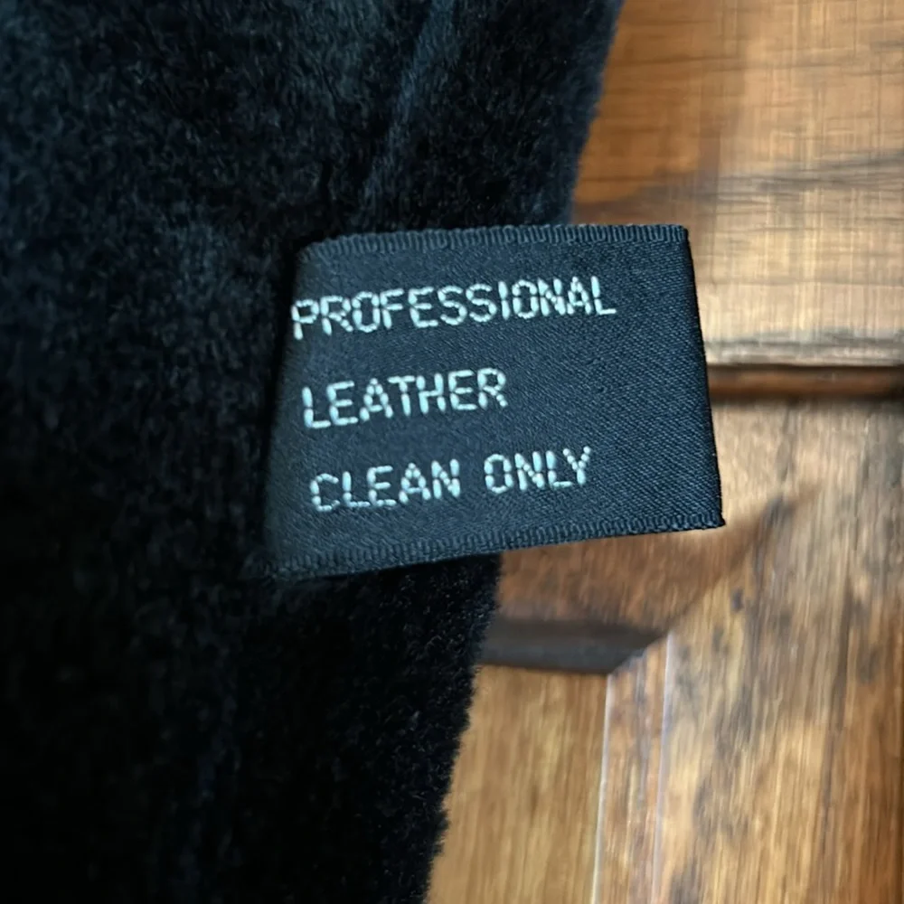 Wilsons Suede & Leather-Black Leather Jacket-Size 12-Excellent Condition - Picture 5 of 11